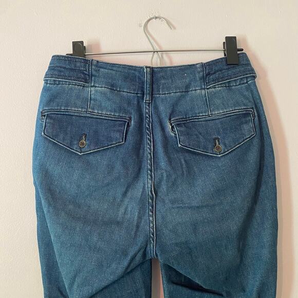 Pilcro Anthropologie Women's size 28 Boho Flare Jeans High Rise Minimalist - Picture 7 of 14